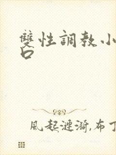 双性调教小说重口