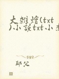 大杂烩(txt)小说txt小杰