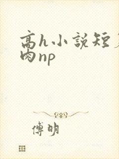 高h小说短篇纯肉np封面