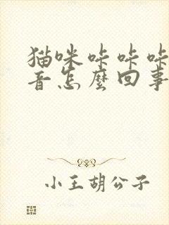 猫咪咔咔咔的声音怎么回事