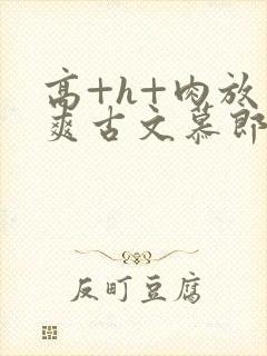 高+h+肉放荡爽古文慕郎归片段