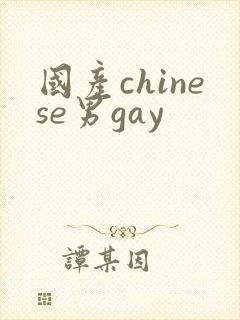 国产chinese男gay