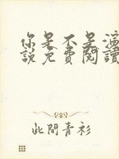 你是不是演我小说免费阅读