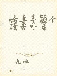 娇妻梦颖全文阅读番外篇