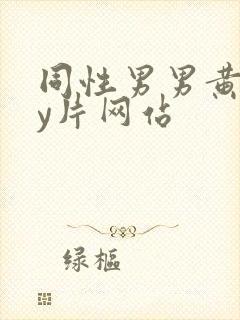 同性男男黄gay片网站封面