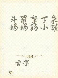 斗罗拿下朱竹清妈妈的小说