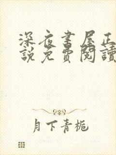 深夜书屋正版小说免费阅读