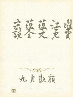 宋蕴蕴江曜景小说全文免费阅读