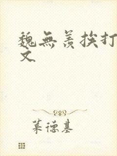 魏无羡挨打训诫文封面