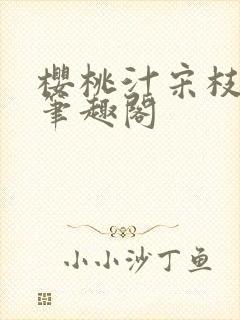 樱桃汁宋枝江野笔趣阁