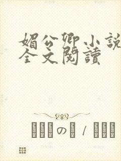 媚公卿小说免费全文阅读封面