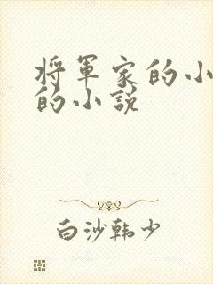 将军家的小娇娘的小说