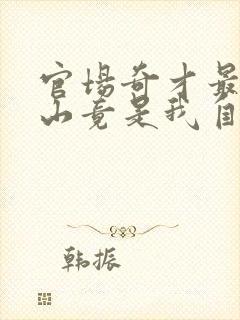 官场奇才最强靠山竟是我自己李澜全文