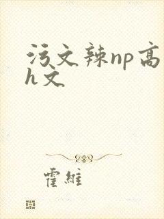 污文辣np高辣h文封面