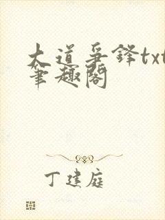 大道争锋txt笔趣阁封面