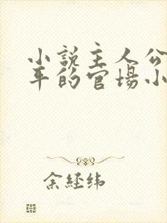 小说主人公叫周平的官场小说封面