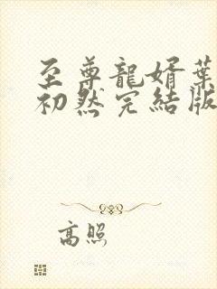 至尊龙婿叶辰萧初然完结版