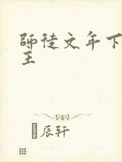 师徒文年下双男主封面