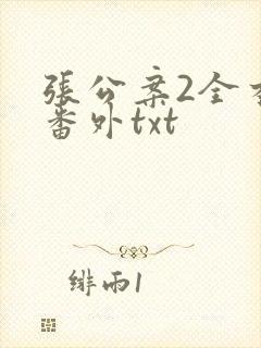 张公案2全本加番外txt