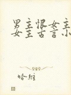 男主恨女主报复女主古言小说