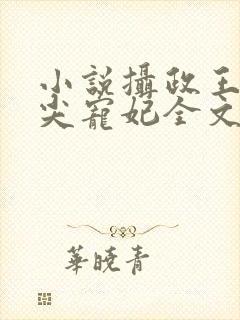 小说摄政王的心尖宠妃全文免费阅读封面