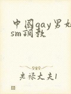 中国gay男奴sm调教