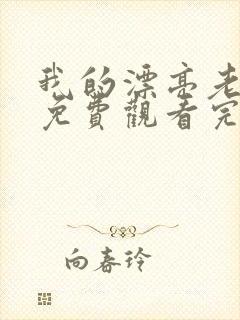 我的漂亮老板娘免费观看完整版封面