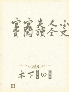 官官夫人小说免费阅读全文最新章节封面