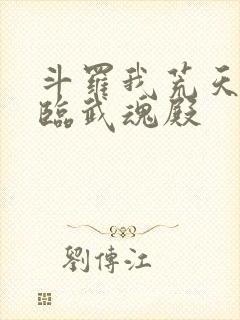 斗罗我荒天帝降临武魂殿