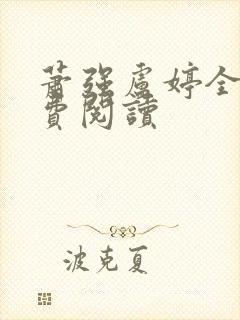 萧强卢婷全文免费阅读封面