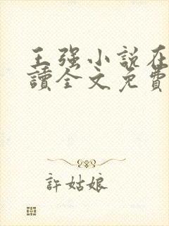 王强小说在线阅读全文免费