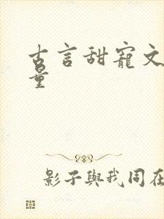 古言甜宠文高质量封面