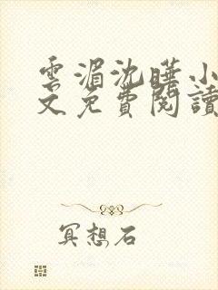 云湄沈晔小说全文免费阅读