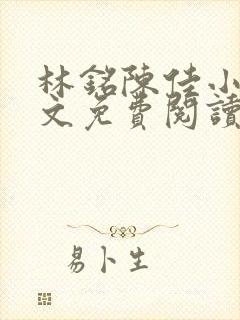 林铭陈佳小说全文免费阅读最新章节