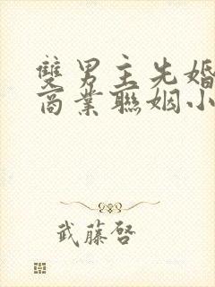 双男主先婚后爱商业联姻小说封面