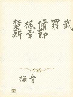 楚枫修罗武神最新章节