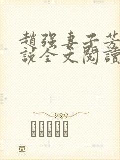 赵强妻子芳姨小说全文阅读