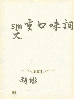 sm重口味调教文