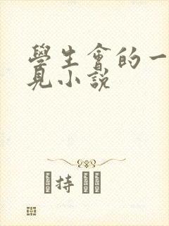 学生会的一己之见小说封面