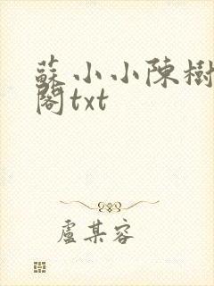 苏小小陈树笔趣阁txt