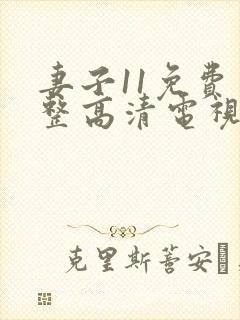 妻子11免费完整高清电视剧在线看