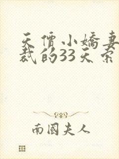 天价小娇妻,总裁的33天索情