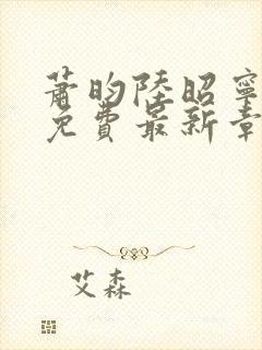 萧昀陆昭宁全文免费最新章节阅读