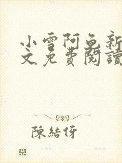 小雪阿龟新婚全文免费阅读最新章节封面