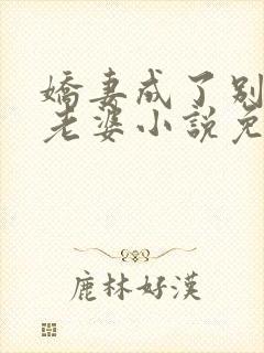 娇妻成了别人的老婆小说免费阅读