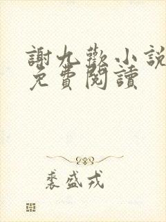 谢九欢小说全文免费阅读封面