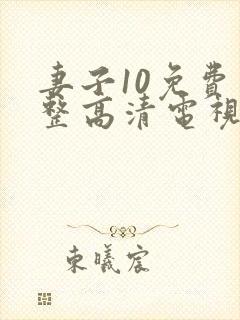 妻子10免费完整高清电视剧在线看