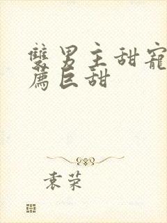 双男主甜宠文推荐巨甜封面