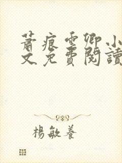 萧痕云卿小说全文免费阅读最新章节