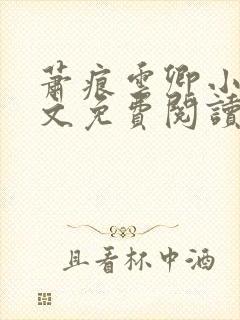 萧痕云卿小说全文免费阅读最新章节